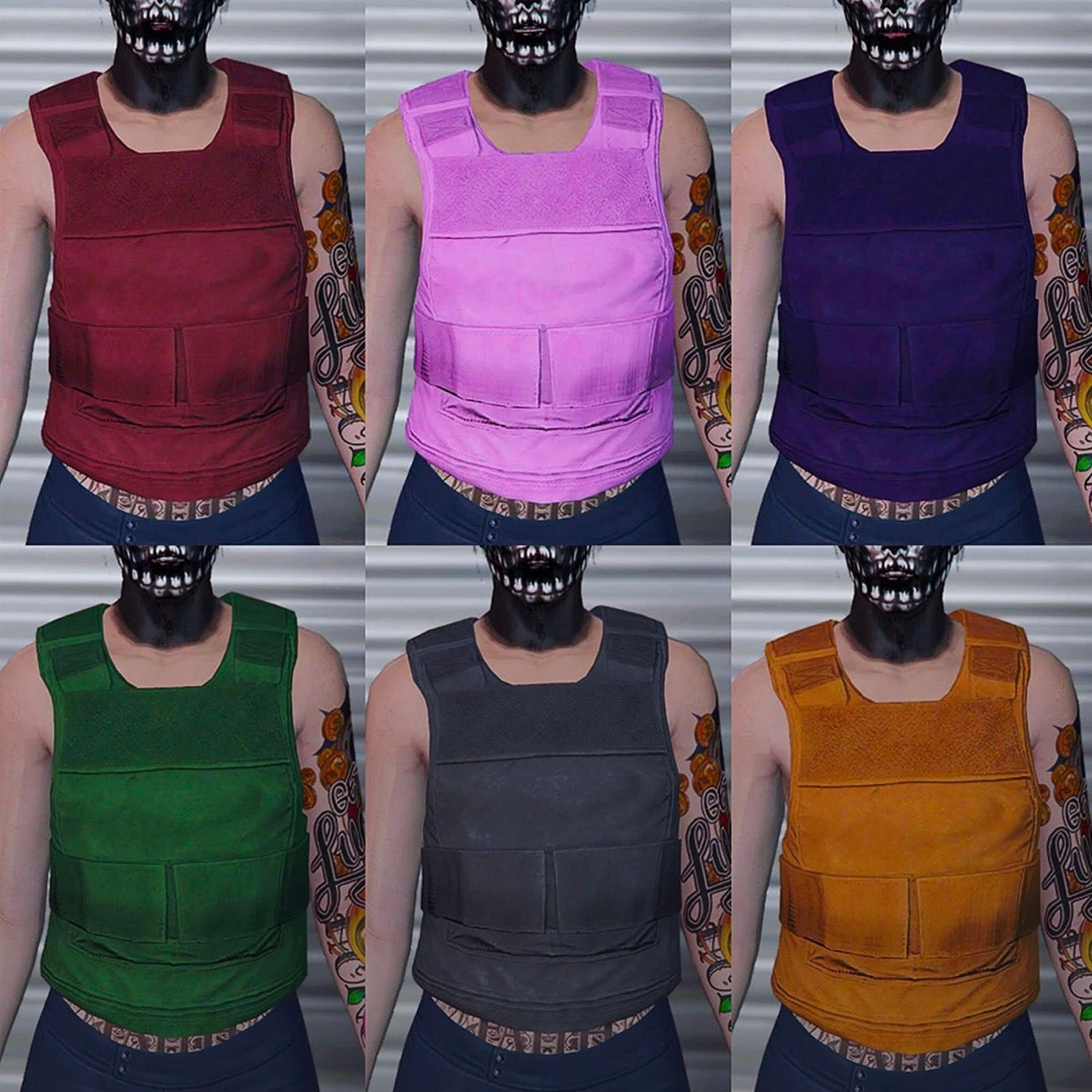 COLORED SLIM ARMOR COMPONENT