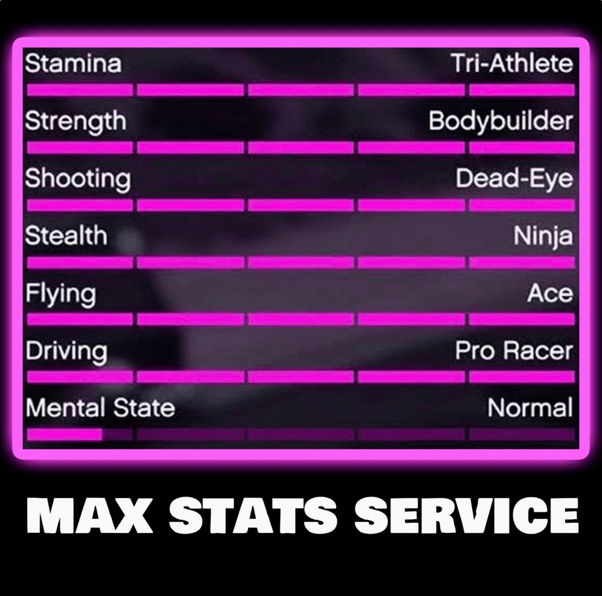 GTA V MAX SKILLS UNLOCK