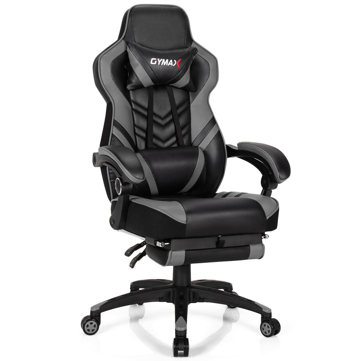 Adjustable Gaming Chair with Footrest - NEXVADO