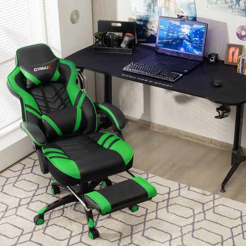 Adjustable Gaming Chair with Footrest - NEXVADO