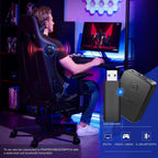 Gaming Chair With Bluetooth Speakers And Footrest Blue - NEXVADO