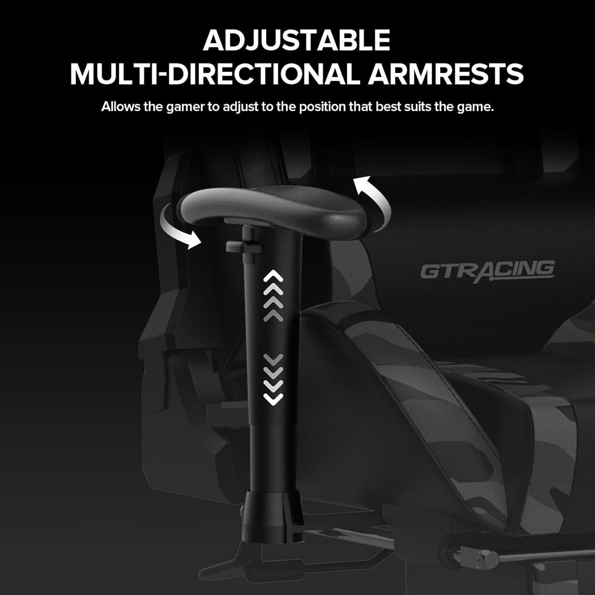 Gaming Chair With Bluetooth Speakers And Footrest Blue - NEXVADO
