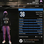 GTA 5 Rank 30-8000, 100 Million Cash, Fast Run, 15 Modded Outfits, 8 Modded Cars (PlayStation/Xbox) - NEXVADO