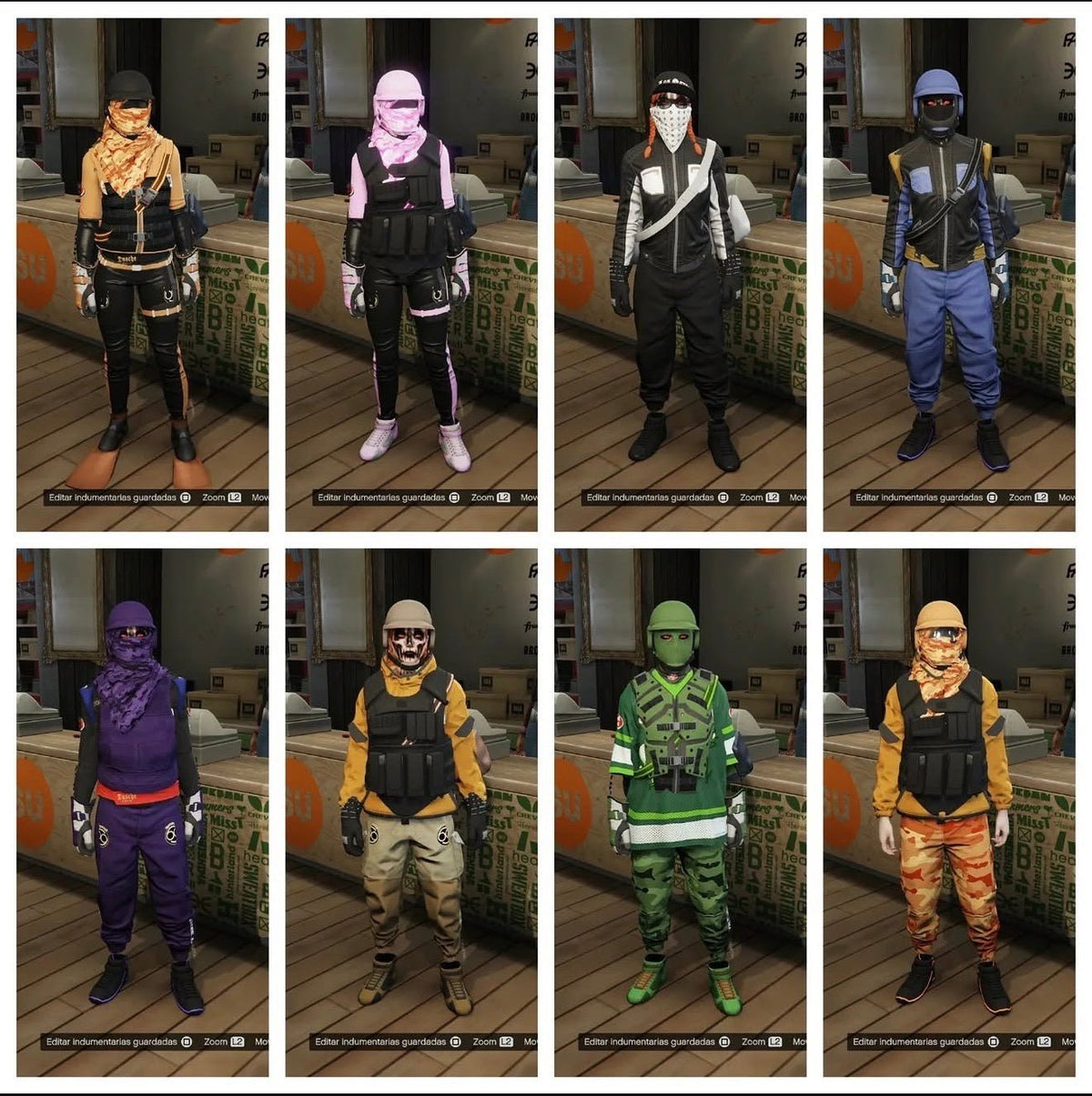 GTA V MODDED OUTFITS - NEXVADO