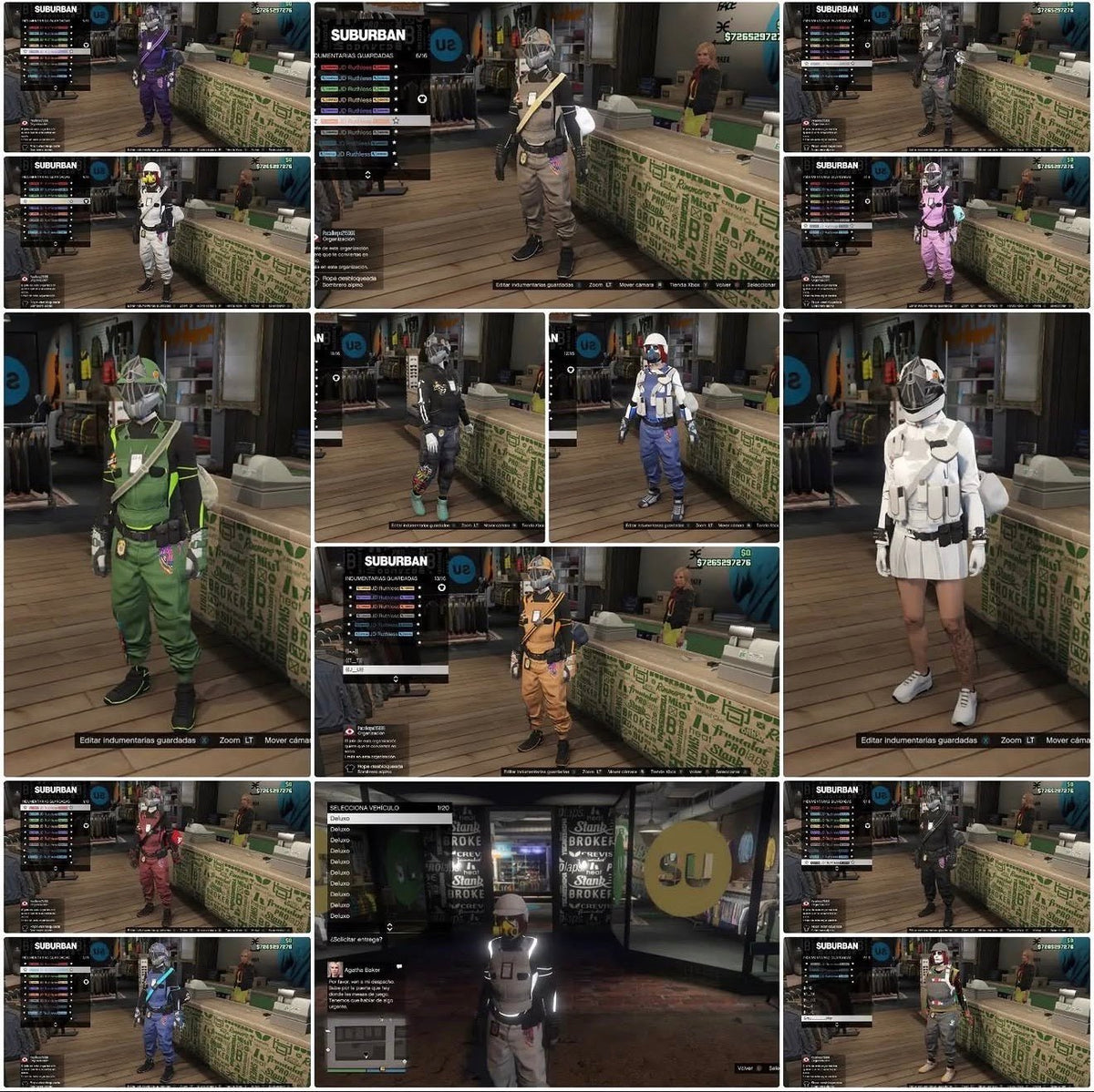 GTA V MODDED OUTFITS - NEXVADO