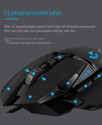 Logitech G502Hero Dominator Cable Gaming Mouse G502SE Esports PUBG RGB Backlight - NEXVADO