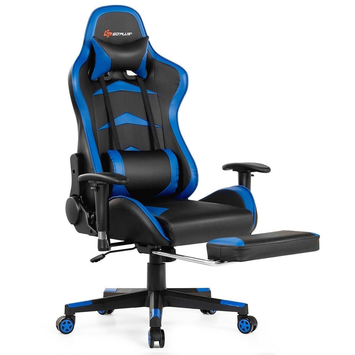 Massage Gaming Chair with Footrest - NEXVADO