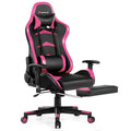 Massage Gaming Chair with Footrest - NEXVADO