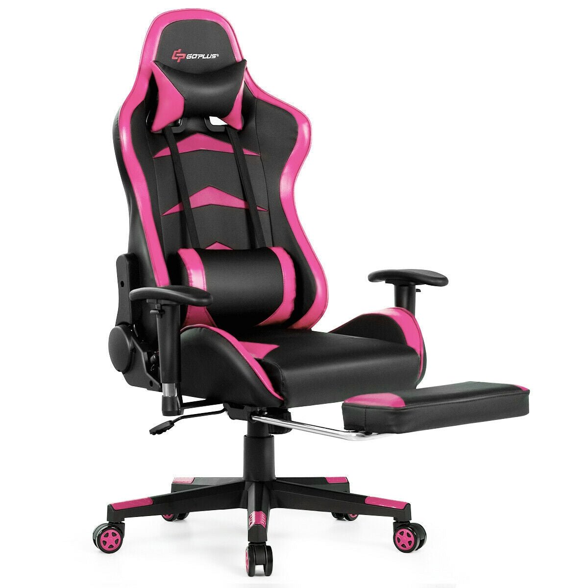Massage Gaming Chair with Footrest - NEXVADO
