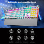 Punk Green Axis Notebook Computer Wired Gaming Keyboard - NEXVADO