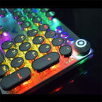 Punk Green Axis Notebook Computer Wired Gaming Keyboard - NEXVADO
