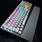 Punk Green Axis Notebook Computer Wired Gaming Keyboard - NEXVADO