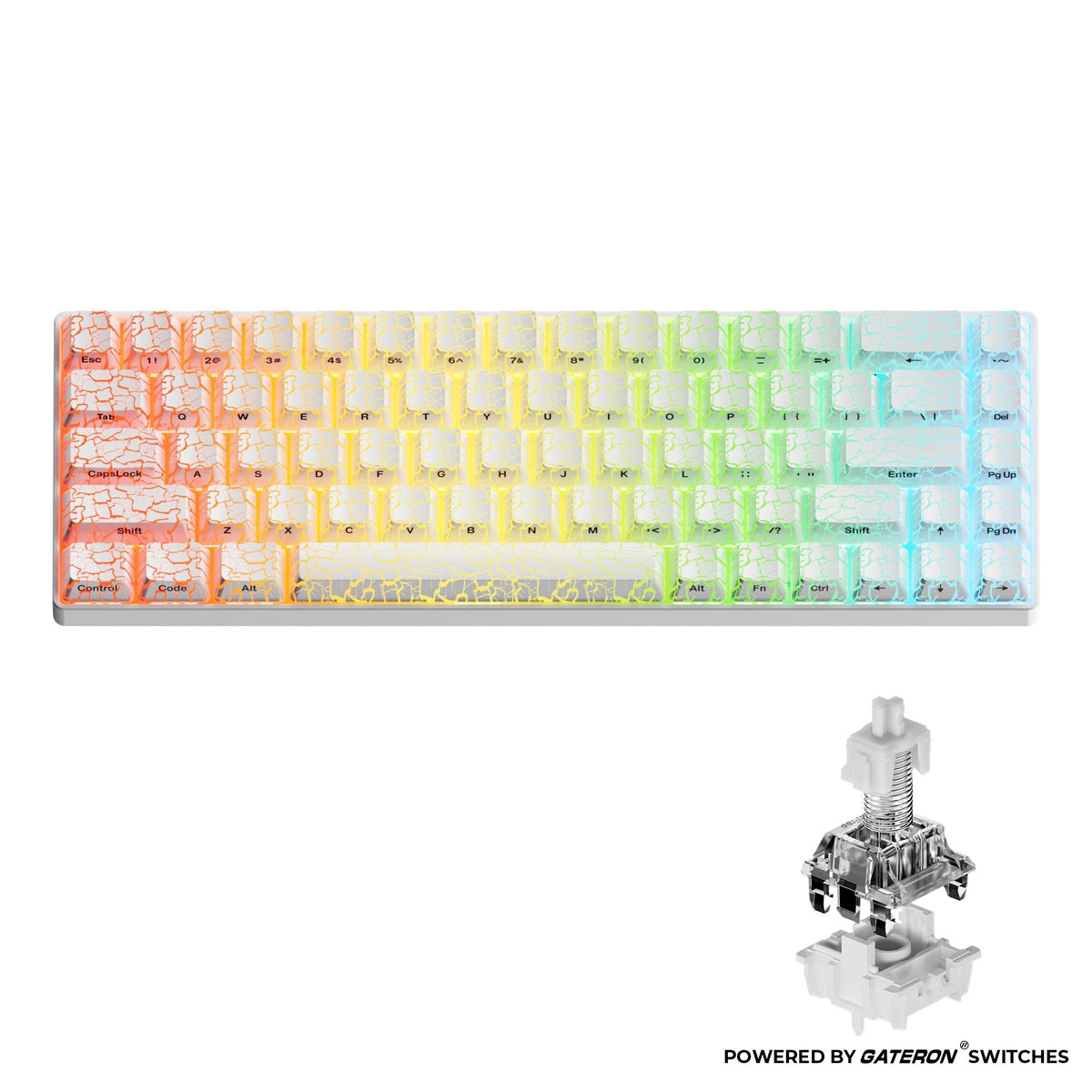 XVX HE68 68% Rapid Trigger Hall Effect Wired Magnetic Gaming Keyboard - NEXVADO