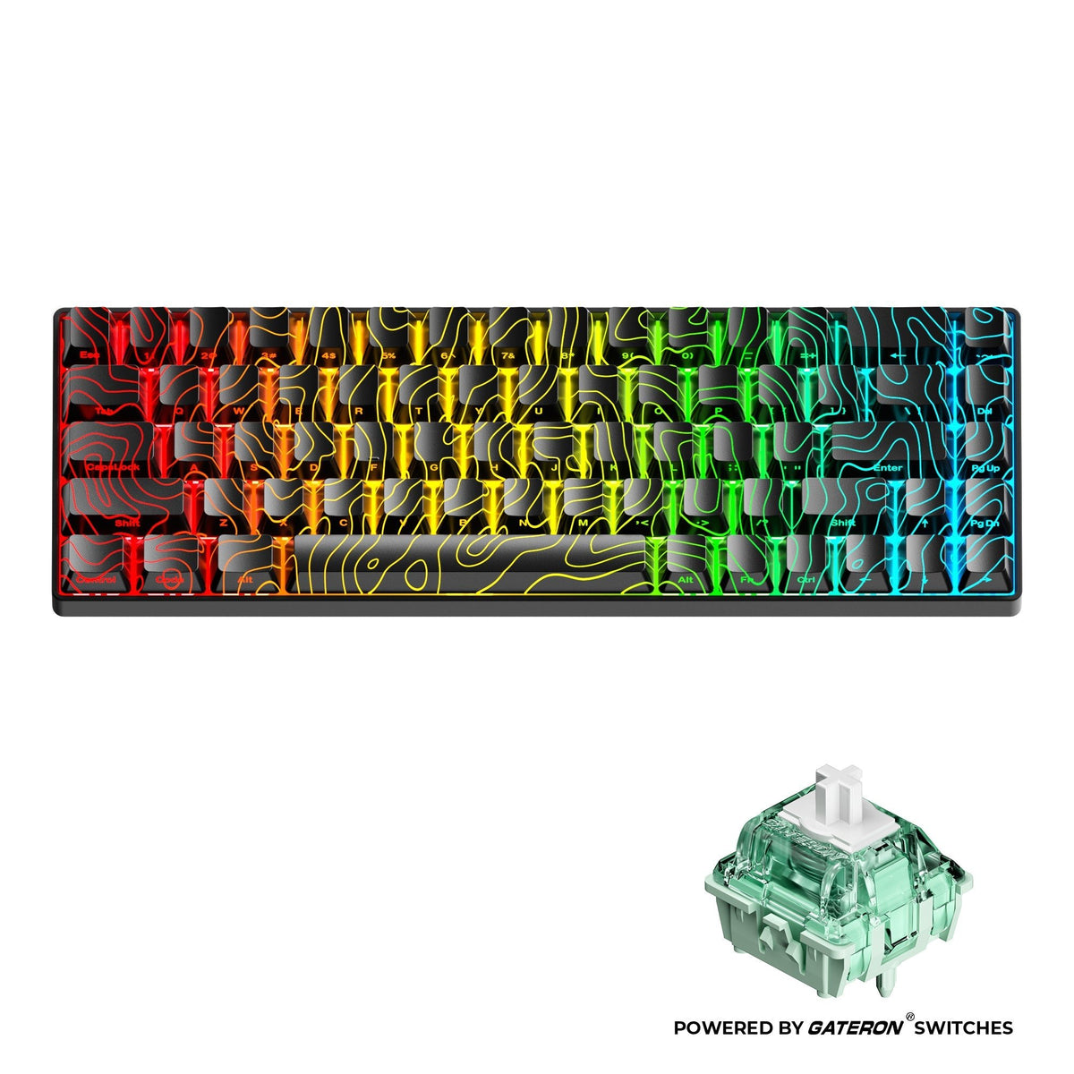 XVX HE68 68% Rapid Trigger Hall Effect Wired Magnetic Gaming Keyboard - NEXVADO