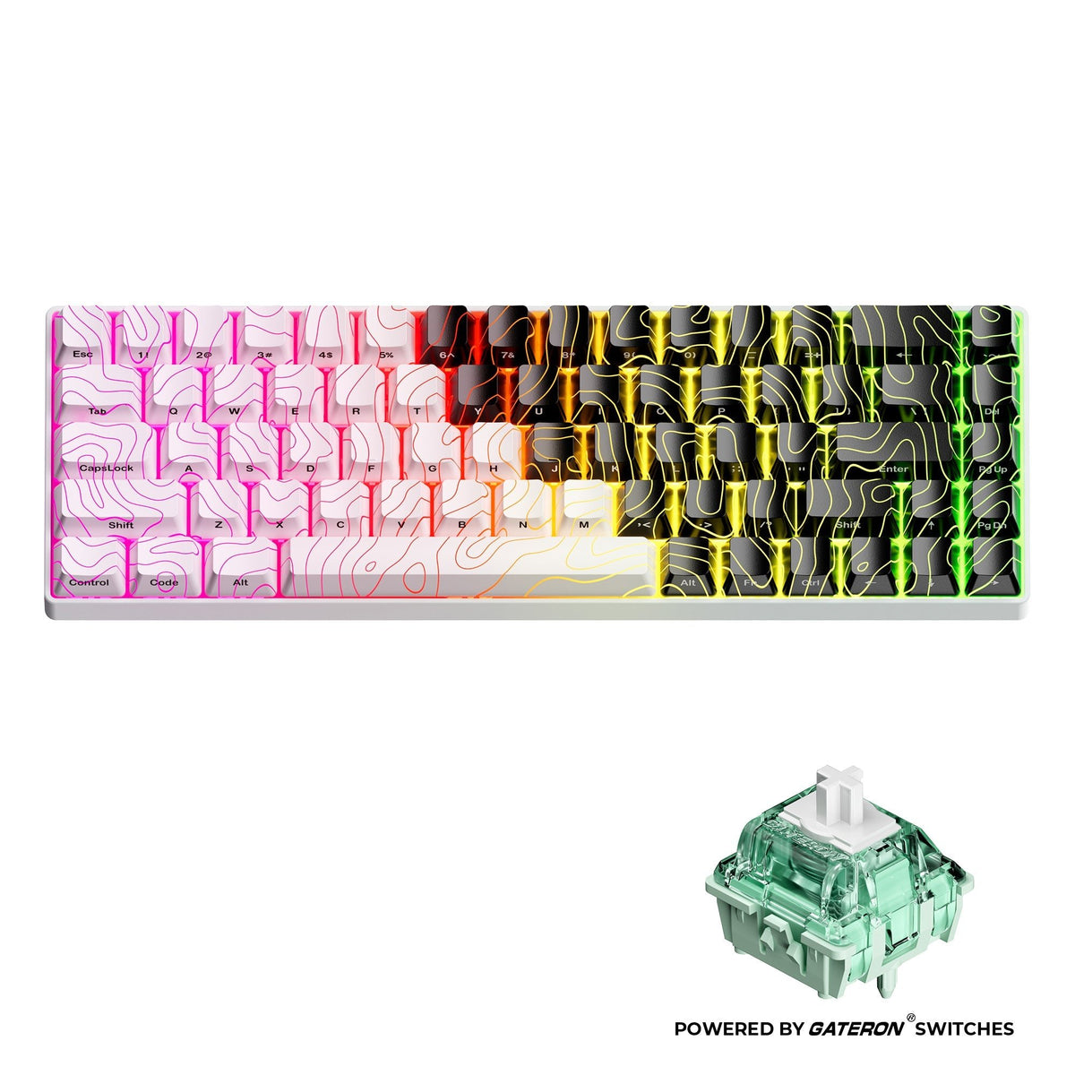 XVX HE68 68% Rapid Trigger Hall Effect Wired Magnetic Gaming Keyboard - NEXVADO