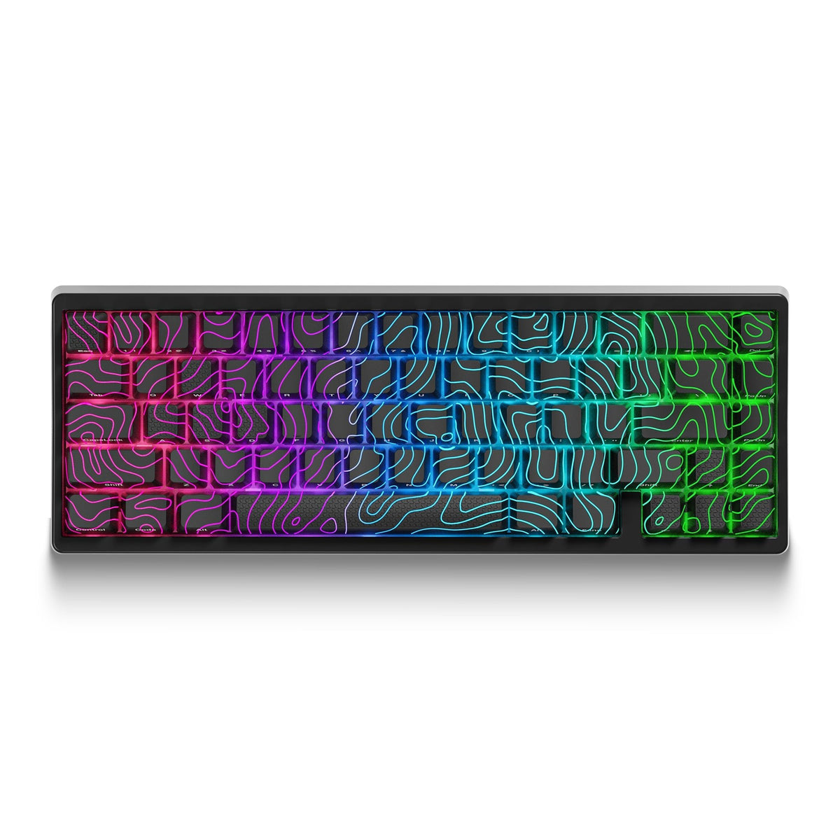 XVX M67 JadeStone Interstellar Black Tri-Mode RGB Mechanical Keyboard - NEXVADO