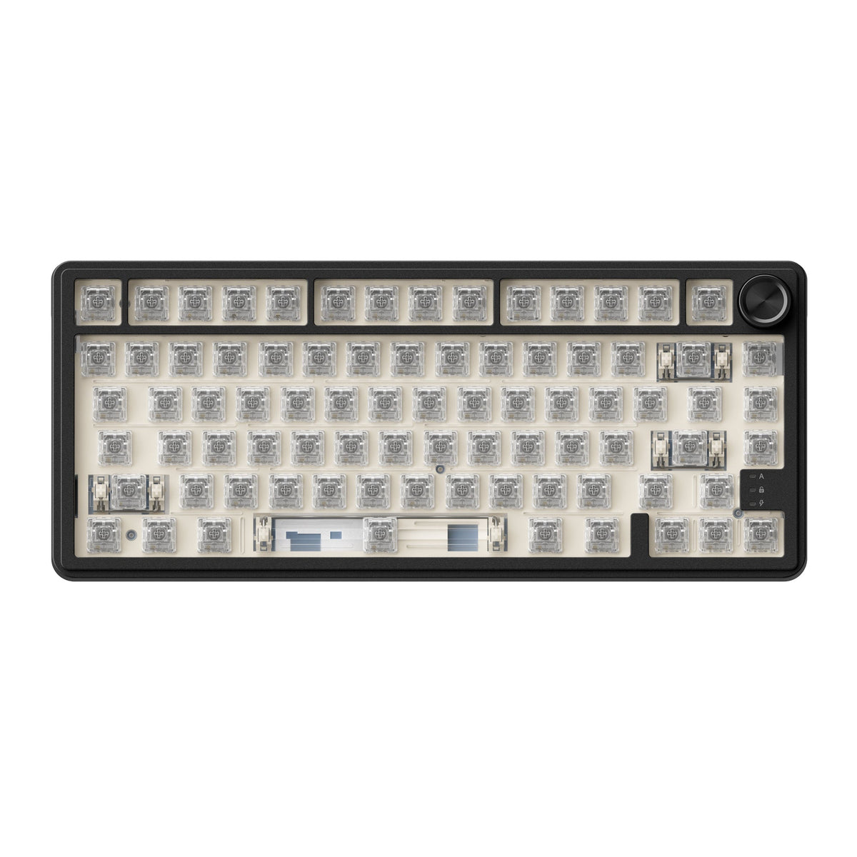 XVX M75 Lumina 75% Tri-Mode RGB Mechanical Keyboard with Knob - NEXVADO