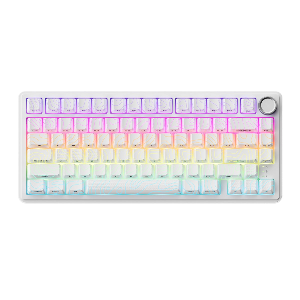 XVX M75 Lumina 75% Tri-Mode RGB Mechanical Keyboard with Knob - NEXVADO