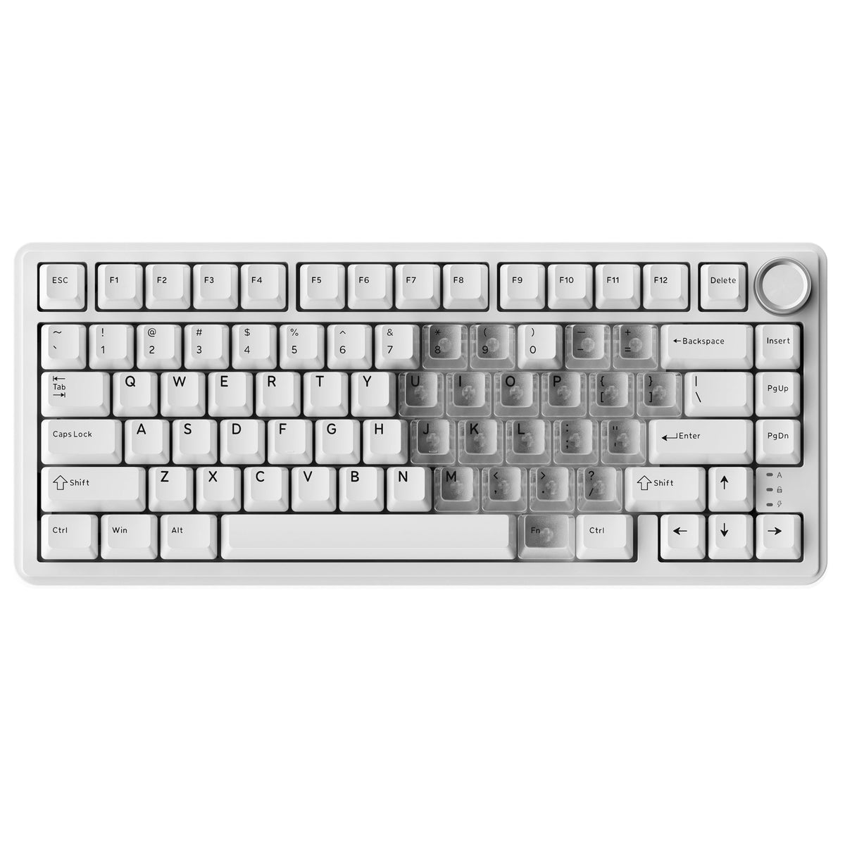 XVX M75 Lumina 75% Tri-Mode RGB Mechanical Keyboard with Knob - NEXVADO